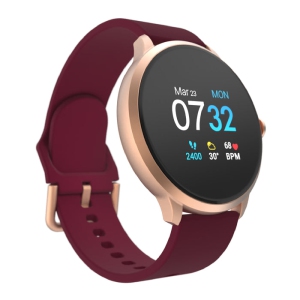 Itouch Sport 3 Stainless Steel Smartwatch with Personal Safety Alert, Heart Rate Monitor, and Multi-Sport Mode