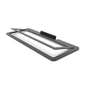 Kanto S10 Low-Profile Angled Sound Bar and Center Channel Speaker Stand for Home Theater