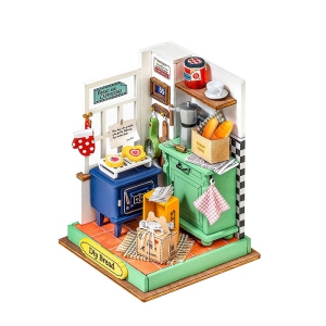 Mind Games 3D Wooden Puzzle Afternoon Baking Time Model Kit for Adults Wooden Craft Puzzle for Teens for Kids
