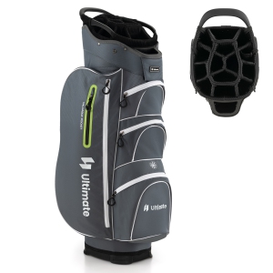 Costway Lightweight Golf Cart Bag with 15 Way Top Divider Individual Putter Well Cooler Bag