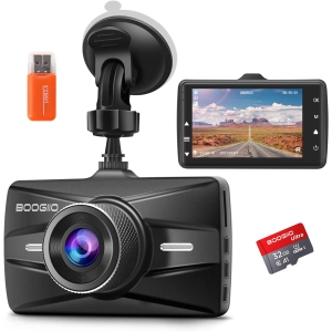 Dash Cam Front with 32G SD Card, LDAS 1080P FHD Car Driving Recorder 3'' IPS Screen 170°Wide Angle Dashboard Camera Aluminum Alloy Case, WDR G-Sensor Parking Monitor Loop Recording