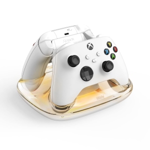 Dual Charging Dock for Xbox Wireless Controllers, Xbox Charging Station with Magnetic Secure Charging for Xbox Series X|S & Xbox One Controller