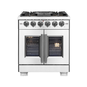 Forno Capriasca 30-inch Freestanding French Door Gas Range