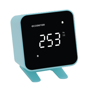 Ecosense EB100B EcoBlu, Home Radon Detector, Captures & Displays Results Every 10 Minutes, Short & Long-Term Continuous Monitoring, Easy to Use
