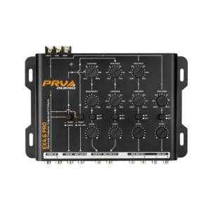 PRV Audio EX4.6 PRO 4-Way Car Stereo Electronic Crossover 4 Inputs & 6 Outputs