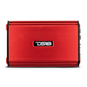 DS18 S-3500.1D/RD 3500W Monoblock Class-D Stereo Car Audio Amplifier - Red