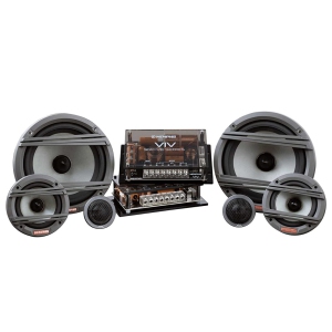Memphis Audio VIV603CV2 6.5" 3-Way 160W Max 2-Ohms Car Component Speaker System