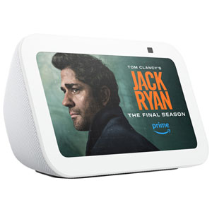 Amazon Echo Show 5 (3rd Gen) Smart Display with Alexa - Glacier White - Designed for Alexa+