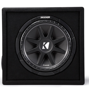 Kicker 43VC124 Comp 12-inch (30cm) Sub in Vented Encl, 4-Ohm, RoHS Compliant