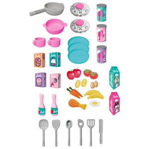 Toy Shock Barbie Kitchen Set with Accessories Best Buy Canada