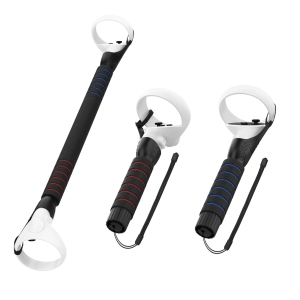 Gorilla Tag Long Arms Beat Saber Handles for Oculus Quest 2/Quest/Rift S, VR Controller Extension Grip Accessories 2 in 1 Dual/Long Stick Attachment to Play Multiple VR Games