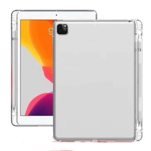 Keeguard Clear TPU silicone back case for iPad Pro 12.9 3rd 4th 5th gen 2018 2020 , 2022 with stylus pencil holder