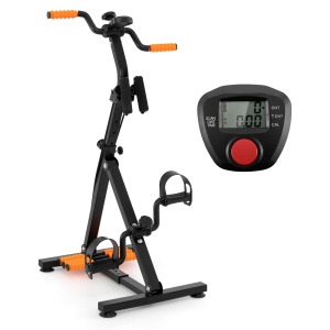 Costway Adjustable LCD Pedal Exercise Bike withMassage Total Body Fitness Rehab Equipment