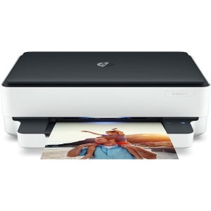 (Open Box)HP Envy 6075 Wireless All in One Inkjet Printer White- Box open Audit purpose only