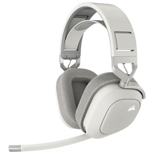 Corsair HS80 Max Wireless Gaming Headset for PC / PS4 / PS5 / Nintendo Switch - White