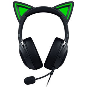 Razer Kraken Kitty V2 Over-Ear Gaming Headset for PC - Black