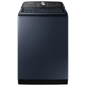 Samsung 6.1 Cu. Ft. (IEC) Top Load Agitator Washer with Sanitize Cycle, Turbo/Speed Wash, and Wi-Fi - Energy Star (WA53CG7155ADA4) - Navy
