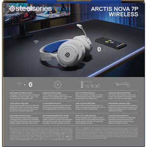 Steelseries Arctis Nova 7P Wireless Gaming Headset - White