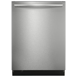 Frigidaire Gallery 24" 47dB Top-Control CleanBoost Dishwasher with Third Rack ENERGY STAR (GDSH4715AF) - Stainless Steel