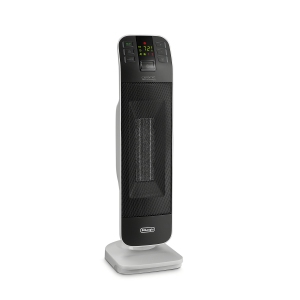 De'Longhi HFX65V15CA Tower Ceramic Fan Heater, Gray