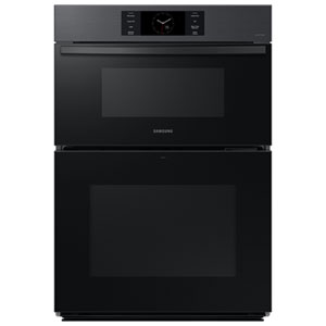 Samsung 30" 7 Cu. Ft. True Convection Electric Double Wall Oven (NQ70CG700DMTAA) - Black Stainless Steel