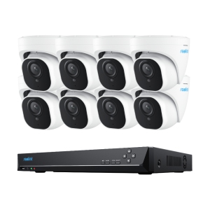 Reolink 16-Channel PoE 4K Security Camera System, Person/Vehicle Detection, 4TB Built-in HDD