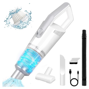 NIERBO Cordless Bagless Wet/Dry Handheld Vacuum for Pet Hair & Car with 9000Pa Suction, HEPA Filter, 15 min Runtime