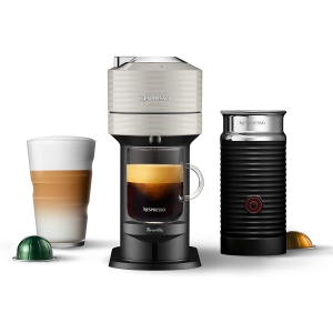 Nespresso Vertuo Next Coffee and Espresso Machine by Breville with Aeroccino, Light Grey
