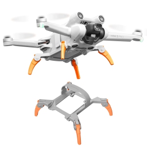 Landing Gear for DJI Mini 3 Pro, Spider Leg Foldable Extension Kit for DJI Mini3 Pro Drone Accessories (Grey + Orange) (NOT for Newest DJI Mini 3)