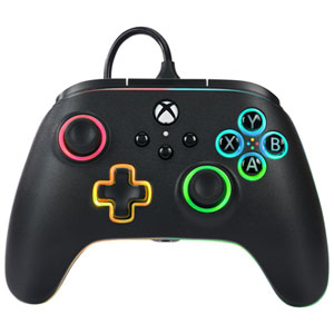 PowerA Advantage Lumectra Wired Controller for XBOX Series X|S / XBOX One - Black