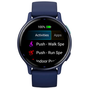 Garmin vívoactive 5 Active AMOLED 42mm Bluetooth Fitness GPS Smartwatch - Navy