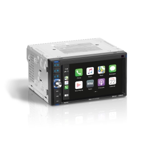BCP62 Car Stereo System - Apple CarPlay, 6.2 Inch Double Din, Capacitive Touchscreen, Bluetooth and Calling Head Unit, USB, No CD Player, Radio Receiver, for Amplifier