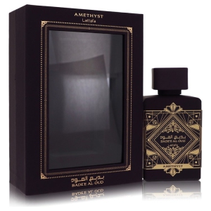 Amethyst Badee Al Oud by Lattafa Eau De Parfum Spray (Unisex) 3.4