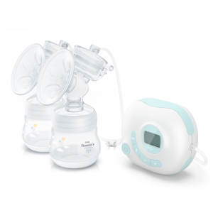 Little Martin's Electric Double Breast Pump With Rechargeable Battery (Blue/Pink)