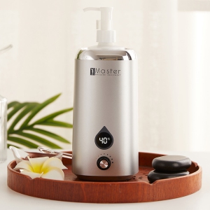 Master Massage Single Bottle Oil Warmer for Massage Therapy & Personal Use- Quick Oil & Lotion Warmer Heats up to 140°F- Sleek, Modern Design