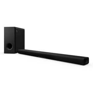 Yamaha - SR-X50ABL DOLBY ATMOS® enabled Sound Bar with wireless subwoofer- Black