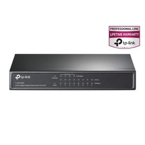 TP-Link TL-SG1008P V4 | 8 Port Gigabit PoE Switch | 4 PoE+ Ports @64W | Desktop | Plug & Play | Sturdy Metal w/ Shielded Ports | Fanless | Limited Lifetime Protection
