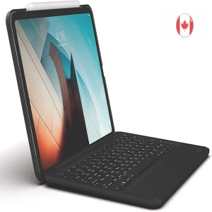 Black Folio Keyboard Case - Backlit for iPad Pro 11" (2018) and iPad Air 10.9" (2020) 4th generation