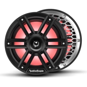 Rockford Fosgate M2-8HB M2 Series 8″ Colour-Optix 2-Way Marine Horn Speakers – Black