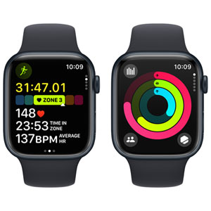 Apple Watch Series 9 (GPS + Cellular) 45mm Midnight Aluminium Case