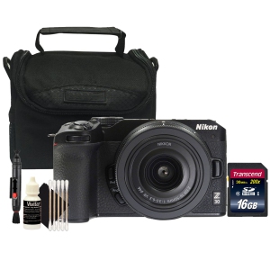 Nikon Z30 Appareil Photo Sans Miroir avec Objectif DX 16-50mm (Noir) avec Ensemble de Démarrage
