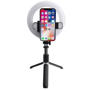 Monster MSV7-1007-MWT 7in LED Ring Light Selfie Stick Tripod