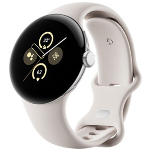 Google Pixel Watch 2 LTE 40mm with Aluminum Silver Case