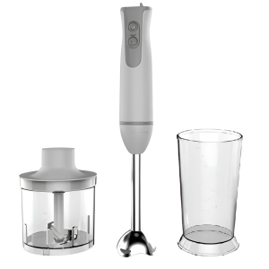 Toastess - Hand Blender and Chopper Combo, 2 Speeds, 260 Watts, White