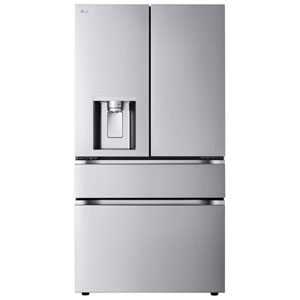 LG 36" 28.6 Cu. Ft. French Door Refrigerator w/ Water & Ice Dispenser (LF29S8330S) - Smudge Proof Stainless Steel