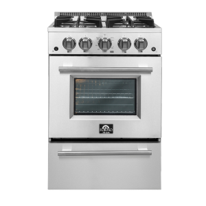 Forno Breno 24-inch Freestanding Gas Range with plug