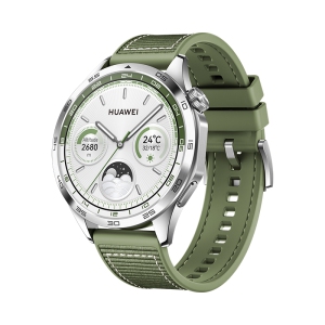Huawei Watch GT 4 46mm Stainless Steel Smartwatch with Calling, Heart Rate Monitor, and GPS - Silver