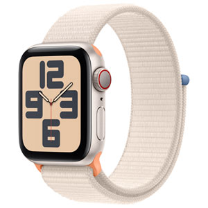 Rogers Apple Watch SE (GPS + Cellular) 40mm Starlight Aluminum Case w/Starlight Sport Band - Monthly Financing