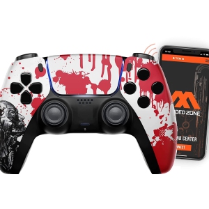 Zombie Smart Anti Recoil Rapid Fire Controller Compatible with PS5 Custom Modded Controller All Shooter Games & More
