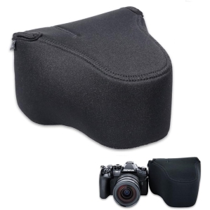 Lightweight Neoprene Camera Pouch Case for Canon EOS R8 R10 Rebel T7 T6 T6i Nikon Z50 Z6 Z7 D3300 D3400 D5300 Sony